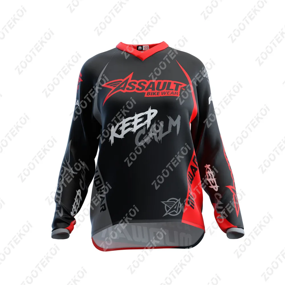 Crossfit Gear Men - Pakaian Sepeda Serbu Jersey Menurun Sepeda
