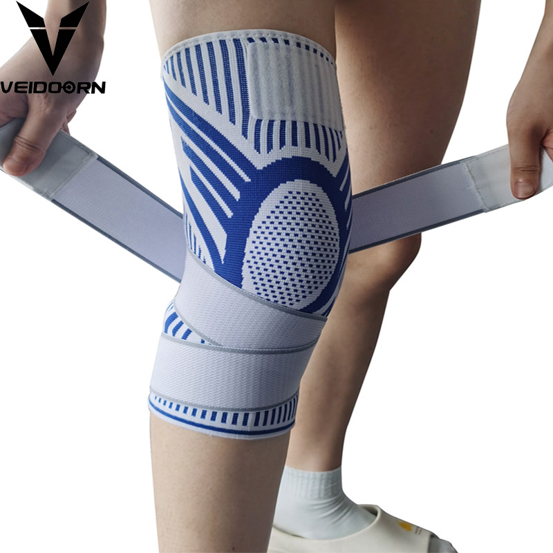 Crossfit Gear Men - Bantalan lutut Crossfit olahraga kompresi pria,