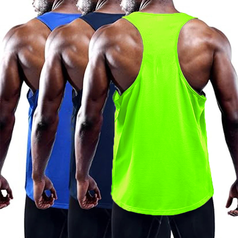 Crossfit Vest - Tank Top olahraga Gym pria, kaus