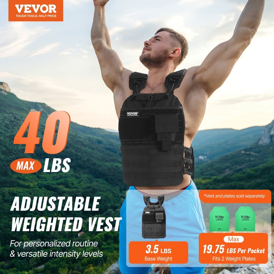 Rompi Berbobot 40lb yang Dapat - Crossfit Vest ulasan dan harga