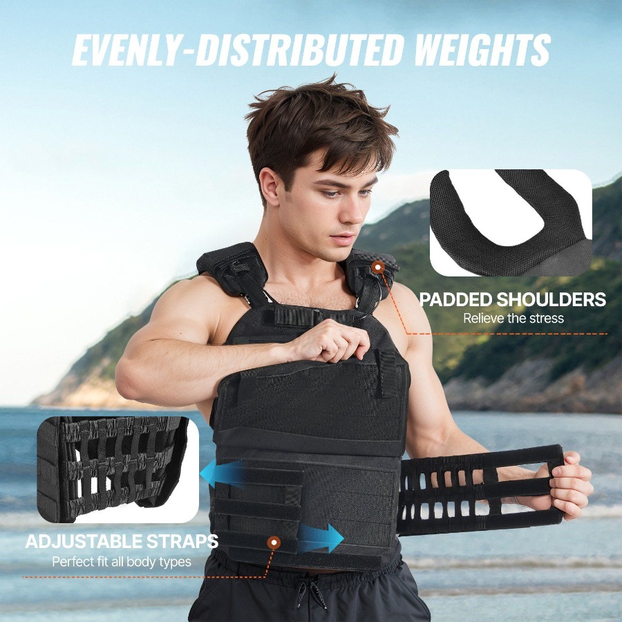 Rompi Berbobot 40lb yang Dapat - Crossfit Vest ulasan dan harga