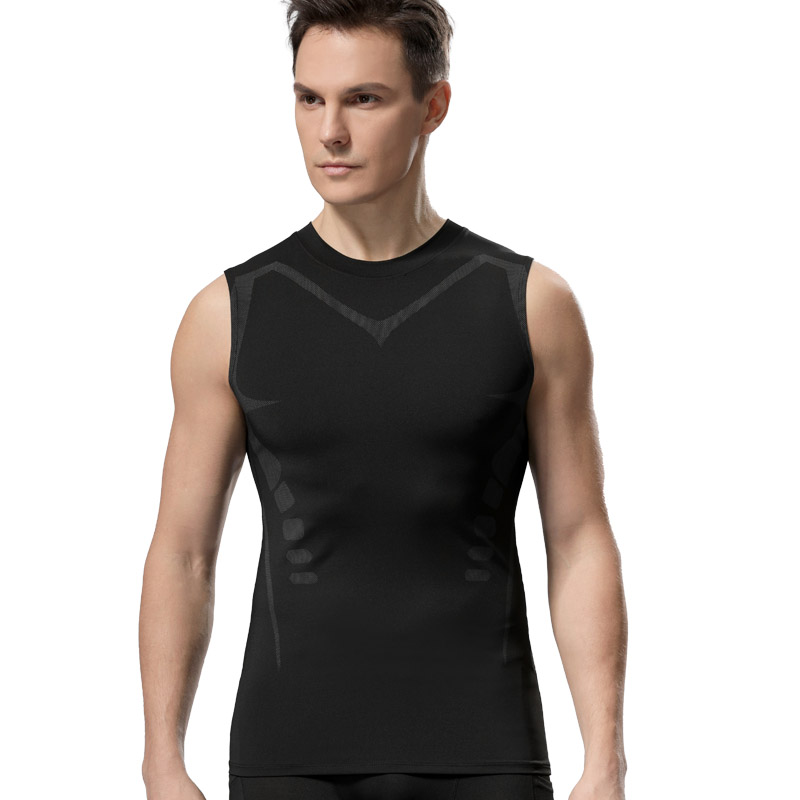 Tank Top KOMPRESI pria, kemeja - Crossfit Vest ulasan dan harga