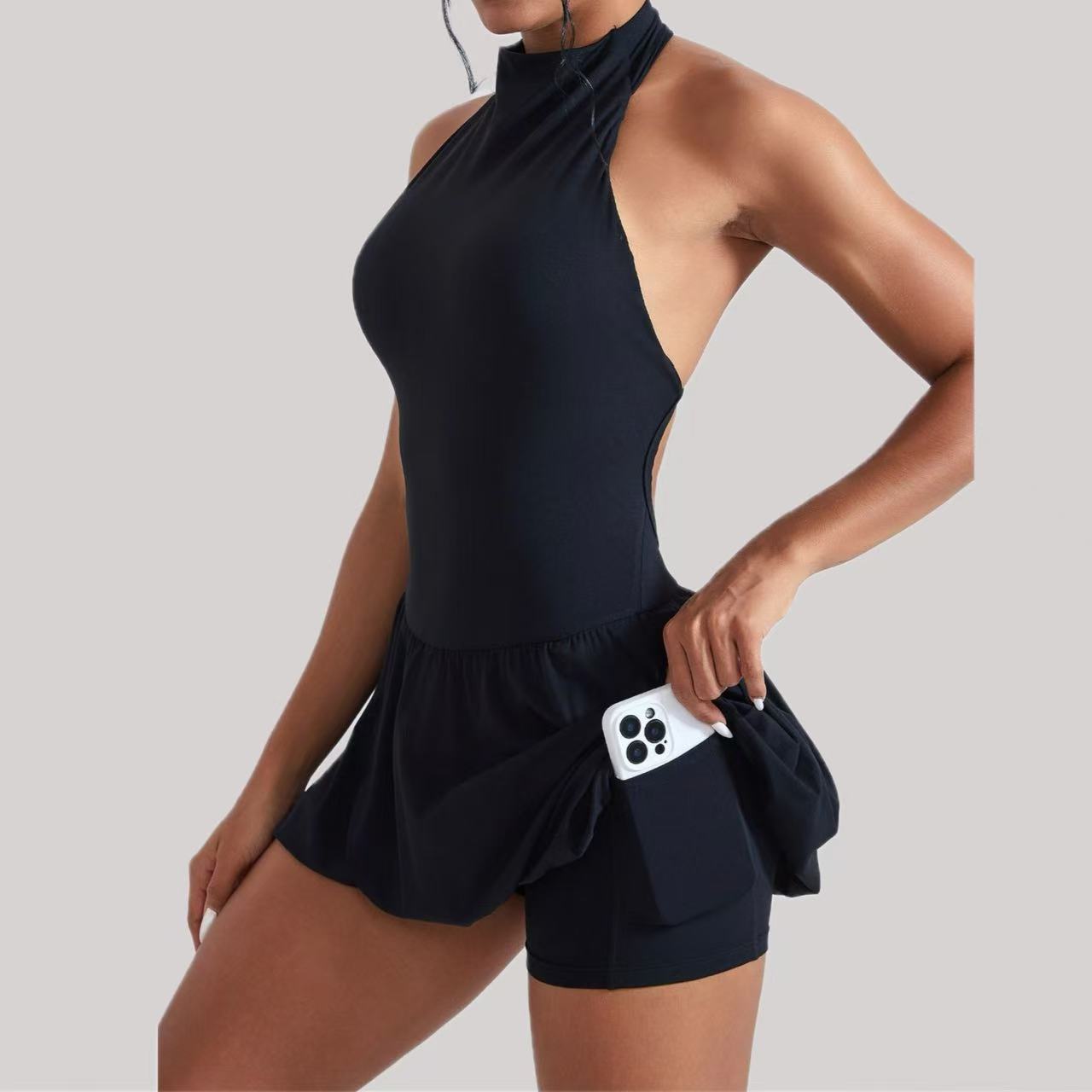 Gaun Golf Tenis Kerah Tinggi N - Crossfit G ulasan dan harga