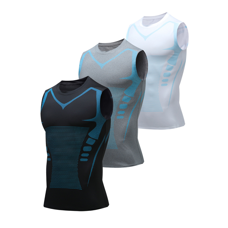 Tank Top KOMPRESI pria, kemeja - Crossfit Vest ulasan dan harga