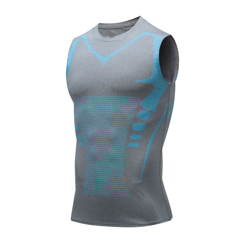 Tank Top KOMPRESI pria, kemeja - Crossfit Vest ulasan dan harga