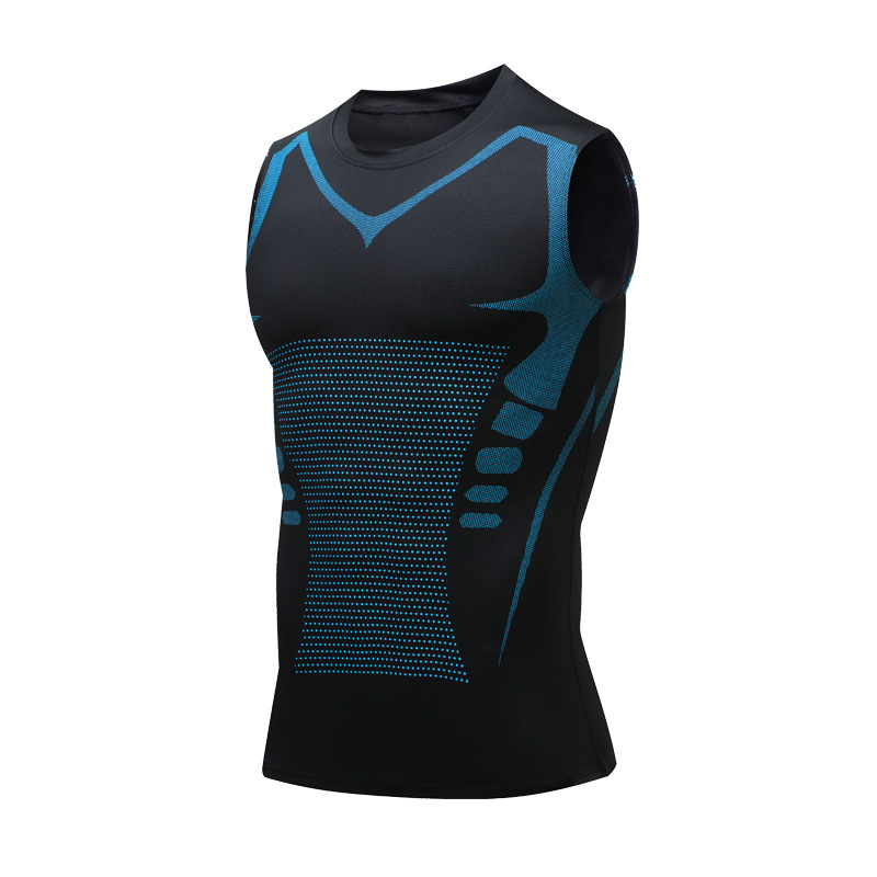 Tank Top KOMPRESI pria, kemeja - Crossfit Vest ulasan dan harga